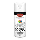 Krylon Colormaxx Aerosol Paint and Primer - Semi-Gloss - White - 340 g