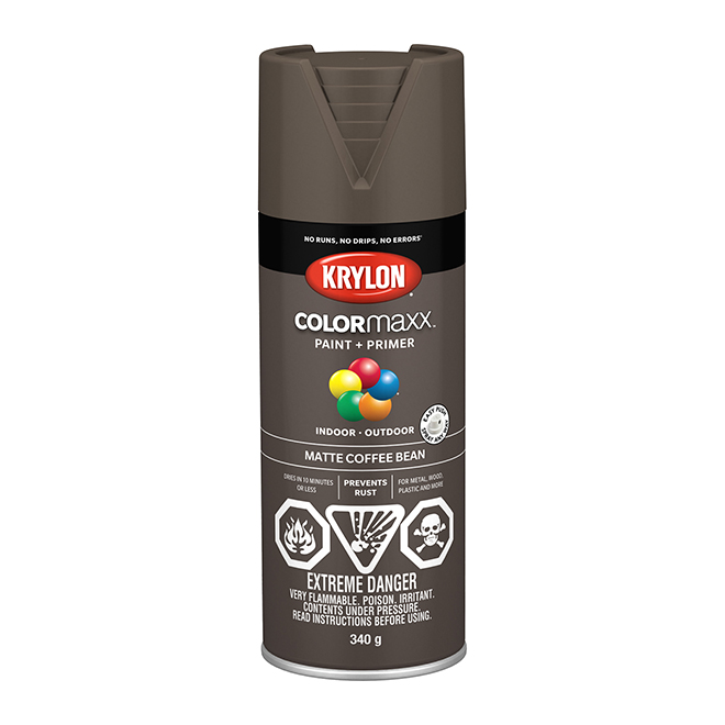 Krylon Paint and Primer - Colormaxx - 340 g - Coffee Bean