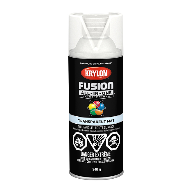 Peinture et apprêt, Krylon, aerosol, 340 g, transparent 427290007 RONA