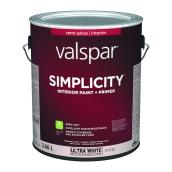 Valspar Simplicity Ultra White Semi-Gloss Tintable Paint (3.66 L)