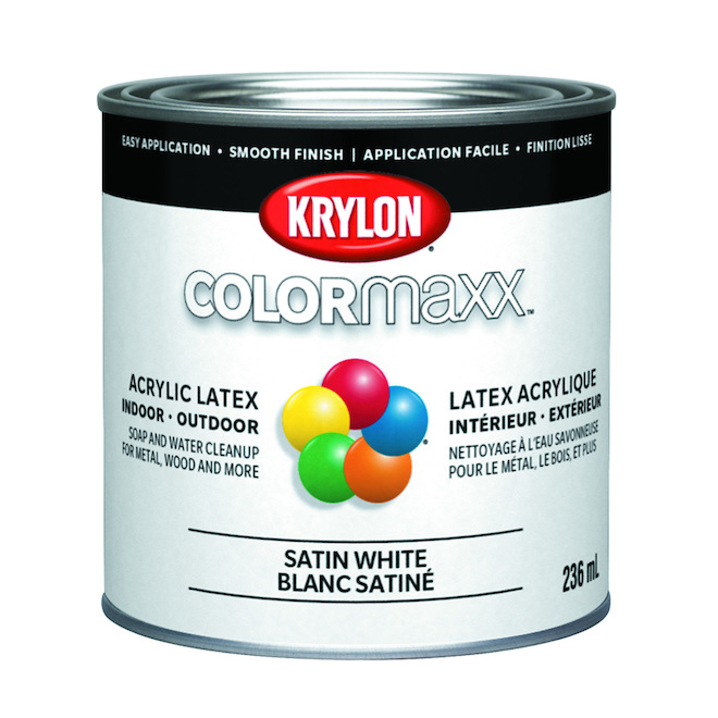 KRYLON Peinture à émail intérieure/extérieure COLORmaxx à base d