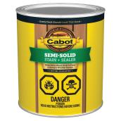 Cabot Tintable Pre-Tinted Neutral Base Semi-solid Exterior Stain - Stain and Sealer in One 946 ml