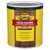 Cabot Tintable Neutral Base Solid Exterior Stain - Acrylic Stain and Sealer in One 946 ml