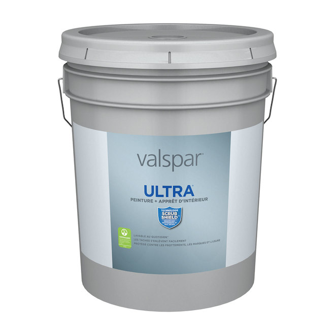 Peinture intérieur et apprêt Valspar Ultra base B, satiné, à teinter, 18,9 L