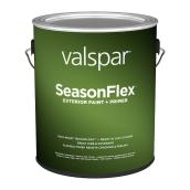 Valspar SeasonFlex Ultra White Flat Exterior Tintable Paint (3.72 L)
