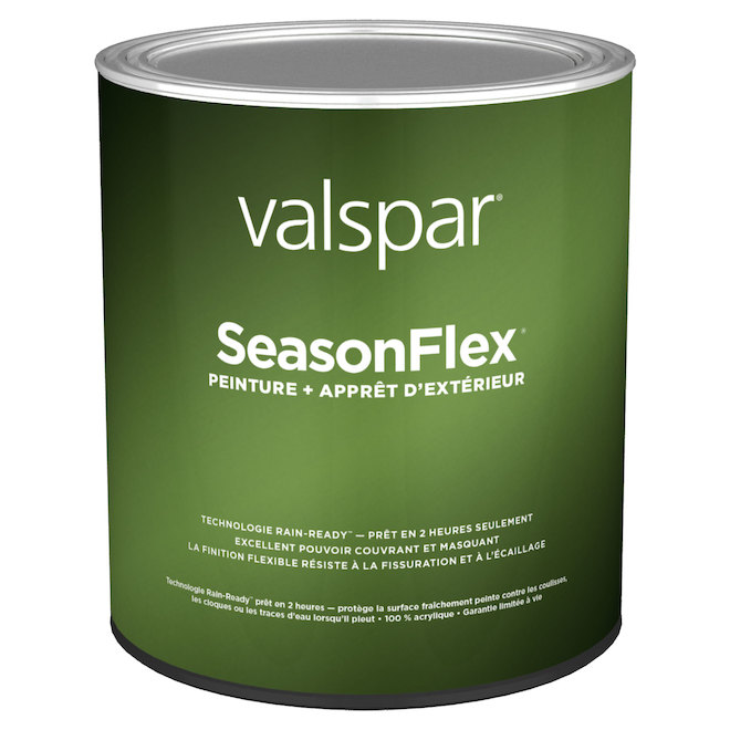 Peinture extérieure teintable SeasonFlex de Valspar, base 2, mat (916 ml)