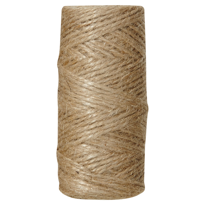 Ficelle de jardin naturelle DHLine en jute, 200 pi