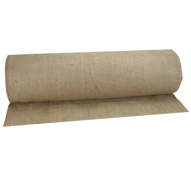 Rouleau de toile de jute DHLine pour protection hivernale, 40 po x 25 pi