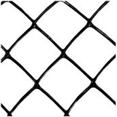 DH Line Garden Fence in Black Plastic - 4 x 50-ft