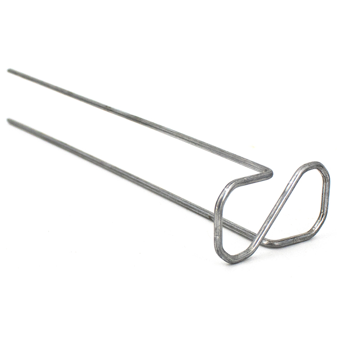 DHLINE DH Line 8-in Metal Landscape S Staples - 10/Pkg 18016 | RONA