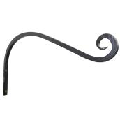 Deco Collection 9.25 x 12-in Black Forged Iron Decorative Wall Hook - 1/Pk