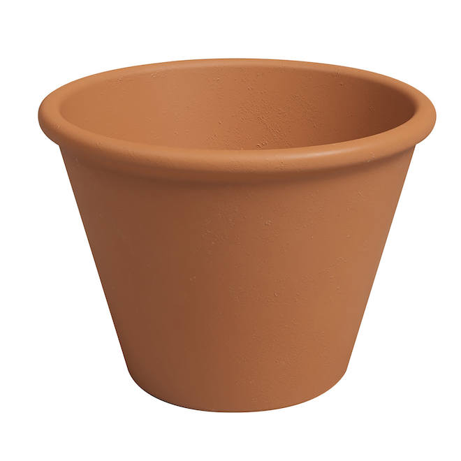 Landon & Co. 26-cm Saramago Clay Flower Pot - Terracotta