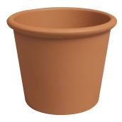 Pot de fleurs en grès Cilindro Saramago Landon & Co. 18 cm, terracotta