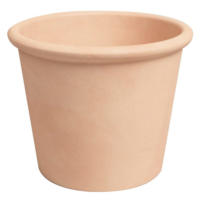 Landon & Co. Saramago Cilindro 18-cm Clay Flower Pot - Terracotta