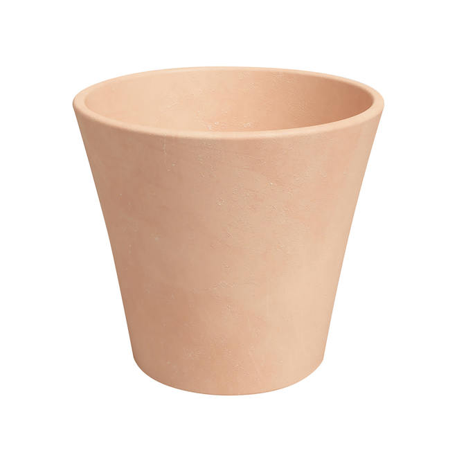 Landon & Co. Cone 16-cm Clay Flower Pot - Bleach Terracotta