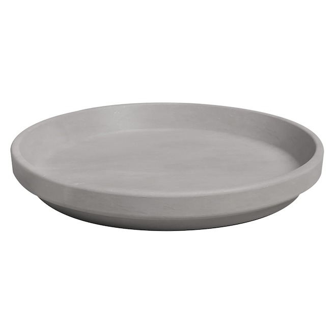 Landon & Co. Vulcano Saucer in Terracotta 23-cm - Grey