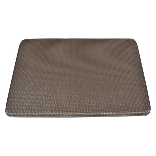 Design Decor 30-in x 20-in Brown Anti-Fatigue Cushion Mat