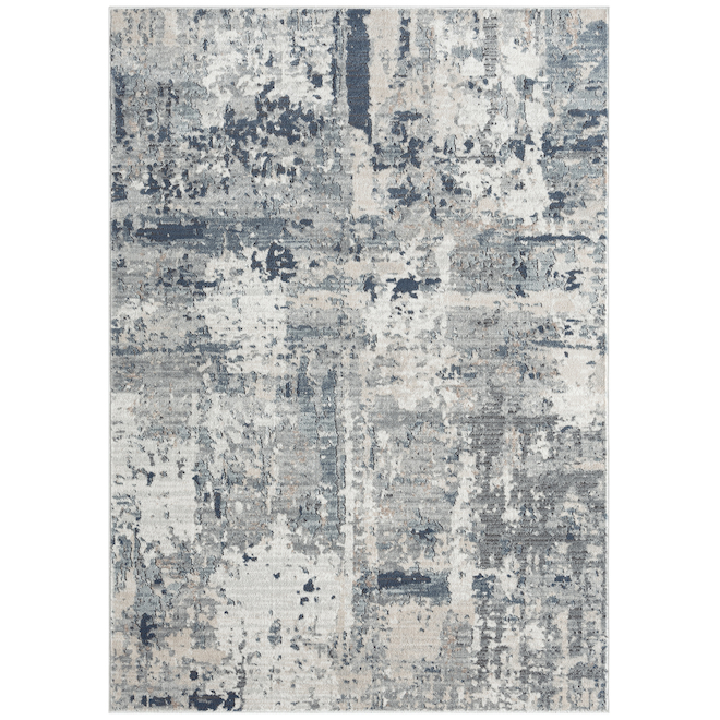 Style Selection City Vibes Indoor Rug 7-ft 10-in x 10-ft 2-in Grey