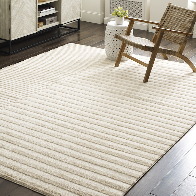 Tapis Liza Origin 21 en polypropylen 21,6 po x 35,4 po beige