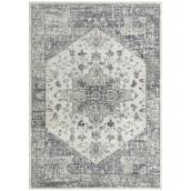 Style Selection Interior Rug 7-ft 10 x 10-ft 2 Traditional Grey