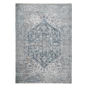 Allen + Roth Alessa Rug Polypropylen Indoor 21-in x 35-in Blue