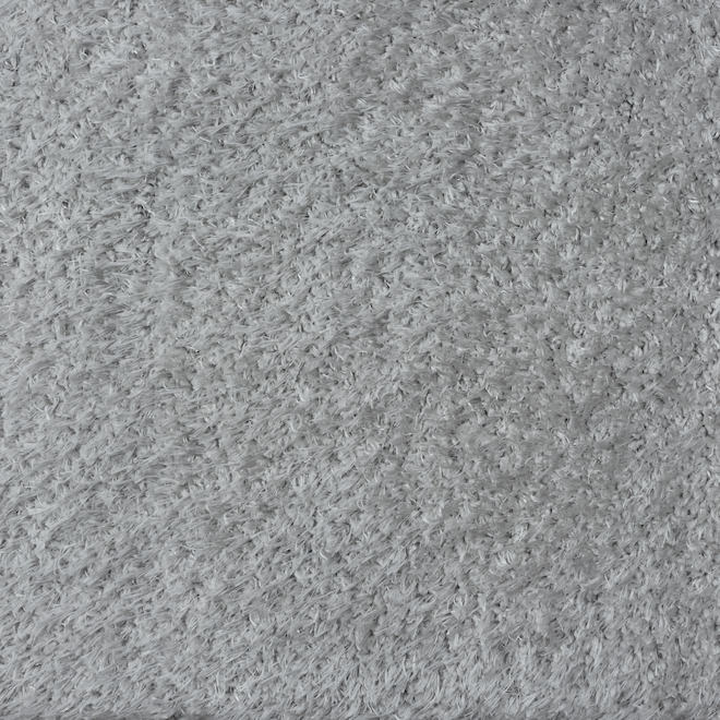 Tapis décoratif à poils long Christian Siriano de 7 pi 10 x 10 pi 2, gris