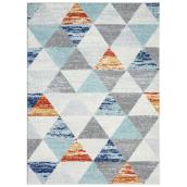 Elle Decor Geo Area Rug of 5 ft 2 x 7 ft 2 - Blue