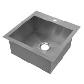 Artika Dante Single Sink - Stainless Steel - 20.5-in x 20.5-in