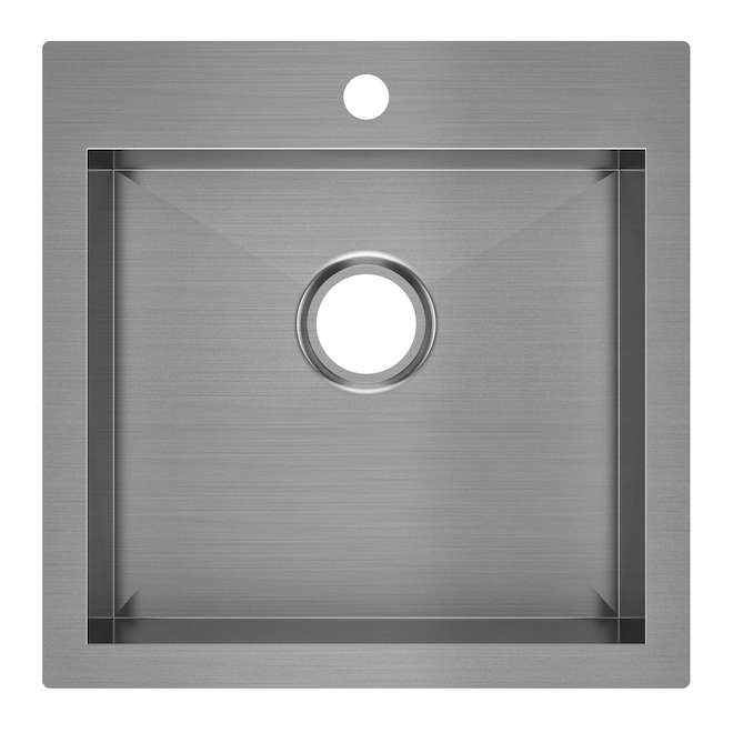 Odyssey Single Sink Stainless Steel 20 5 X 20 5