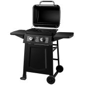 Grill Chef Propane Gas Barbecue - 20,000 BTU 2 Burners - Black