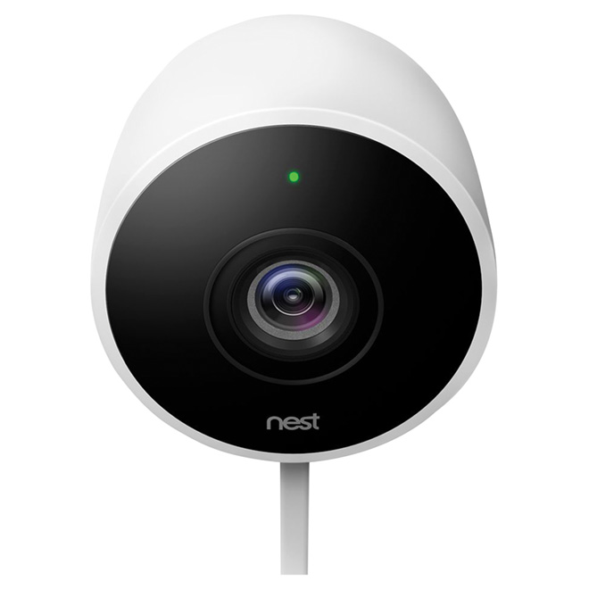 Caméra de sécurité sans fil Google Nest Cam, extérieur, 1080p