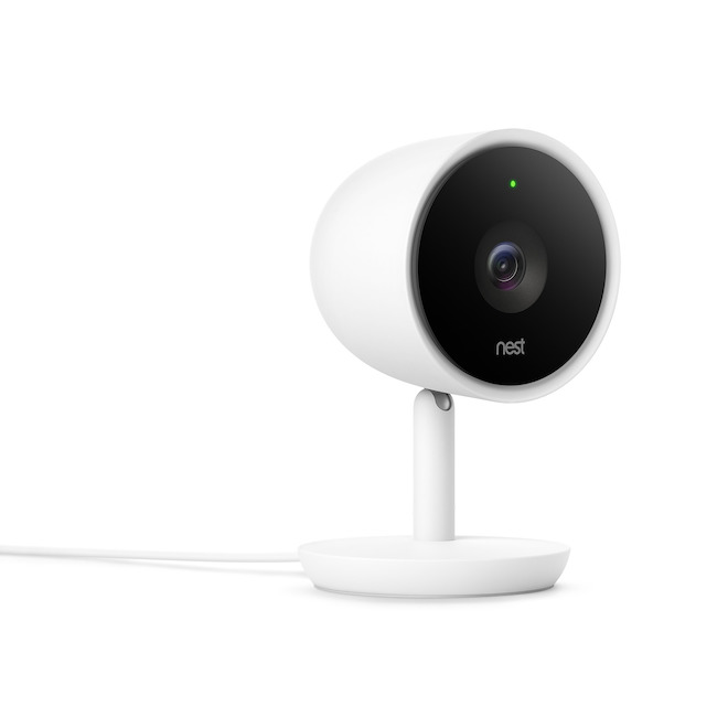 Google Nest Cam IQ Indoor Security Camera - Wi-Fi - 1080p HD - White