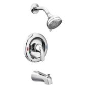 Robinet bain-douche Moen Adler chrome, 1 poignée valve incluse