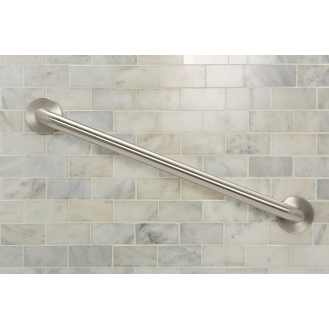 Straight Grab Bar - Stainless - Weight Load 500 lb, 18''
