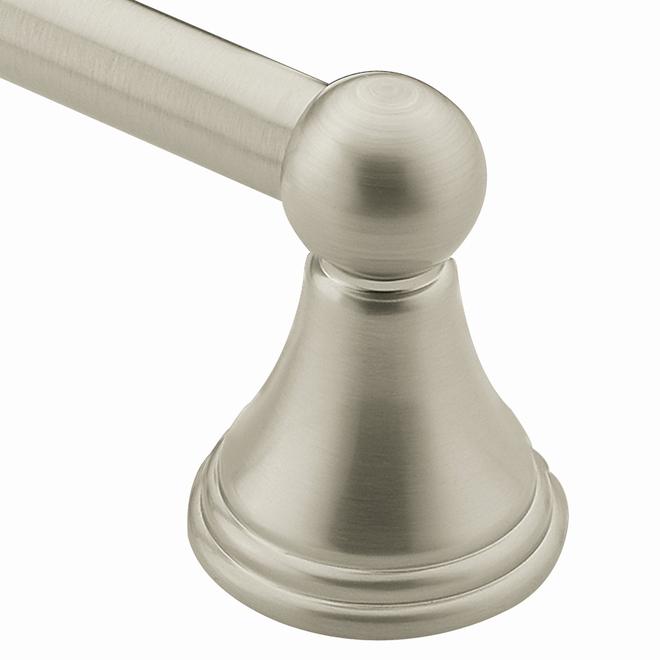 Moen Preston 24 In Brushed Nickel Single Towel Bar DN8424BN RONA   1502495 L 