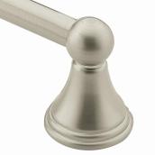 Moen Preston 18-in Brushed Nickel Single Towel Bar