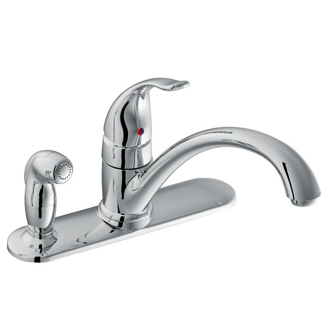 Moen Torrance 1 Handle Kitchen Faucet, How To Repair A Leaky Moen Single Handle Bathtub Faucet