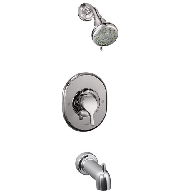Image of Moen | Danika Tub And Shower Faucet 1 Handle 6.65-L/min - Chrome | Rona