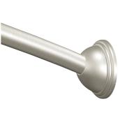 "Curved" Shower Rod - 54'' to 72'' - Brushed Nickel
