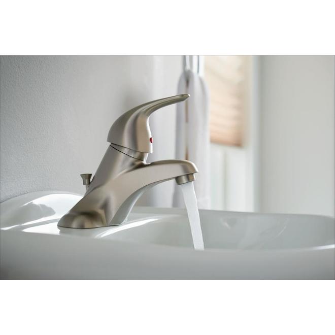 Moen Adler 1-Handle Bathroom Faucet - Brushed Nickel