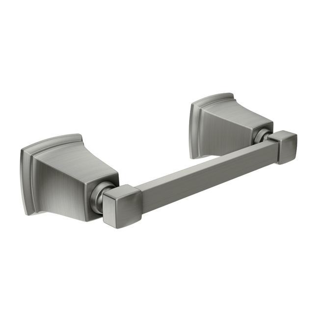 MOEN Boardwalk Brushed Nickel Surface Mount Toilet Paper Holder