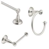 Ensemble pour salle de bain « Avery » - fini nickel brossé