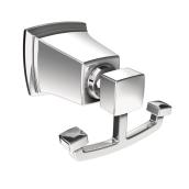 MOEN Boardwalk 2-Hook Chrome Robe Hook