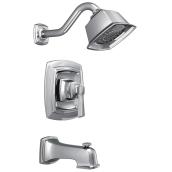 Moen Boardwalk Bathtub and Shower Faucet - 1 Handle - 7.6-L/min - Chrome