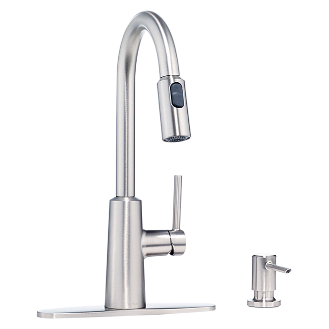 Moen Nori Stainless Steel 1 Handle Pull-Down Residential Kitchen Faucet