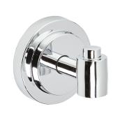 Moen Iso Polished Chrome Paled Zinc Single Robe Hook - 4.06-in H x 2.68-in W
