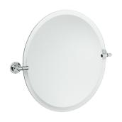 Moen Iso 23.79-in Wall Mount Chrome Plated Round Mirror
