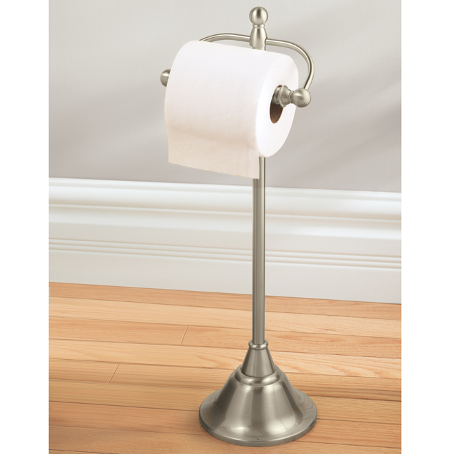 allen + roth Designer II Chrome Wall Mount Spring-loaded Toilet Paper  Holder in the Toilet Paper Holders department at