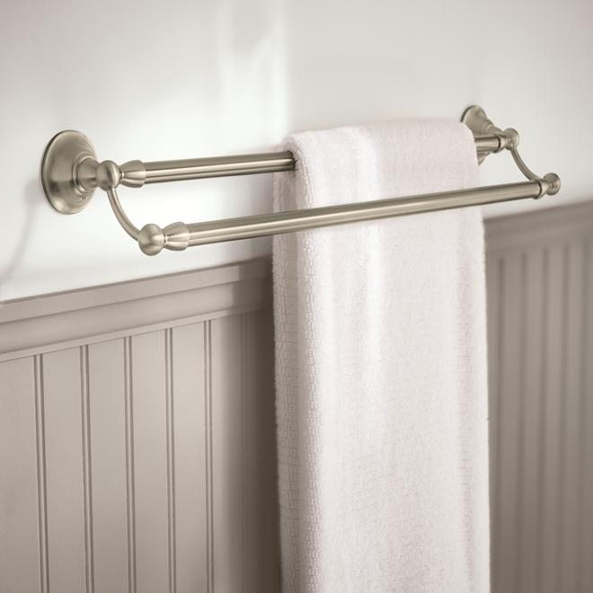 MOEN Sage 24-in Double Towel Bar BN DN6822BN