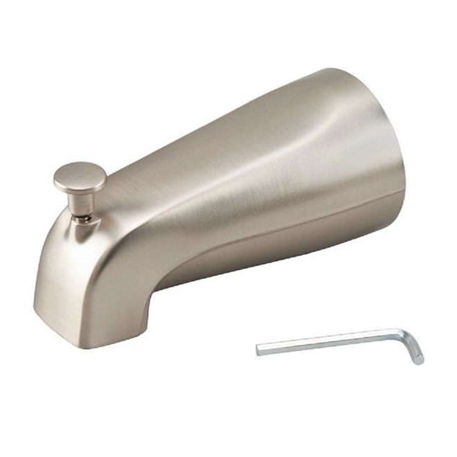 Moen Universal Tub Spout Brushed Nickel 1 2 M1481 Rona